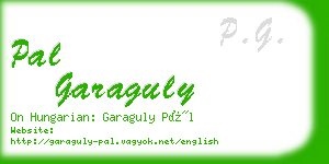 pal garaguly business card